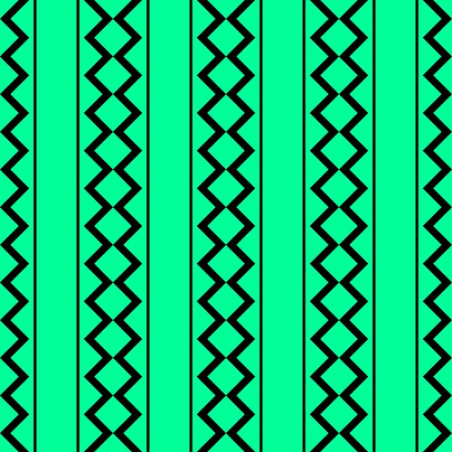 Green and black geometric pattern with squares, Image 3977